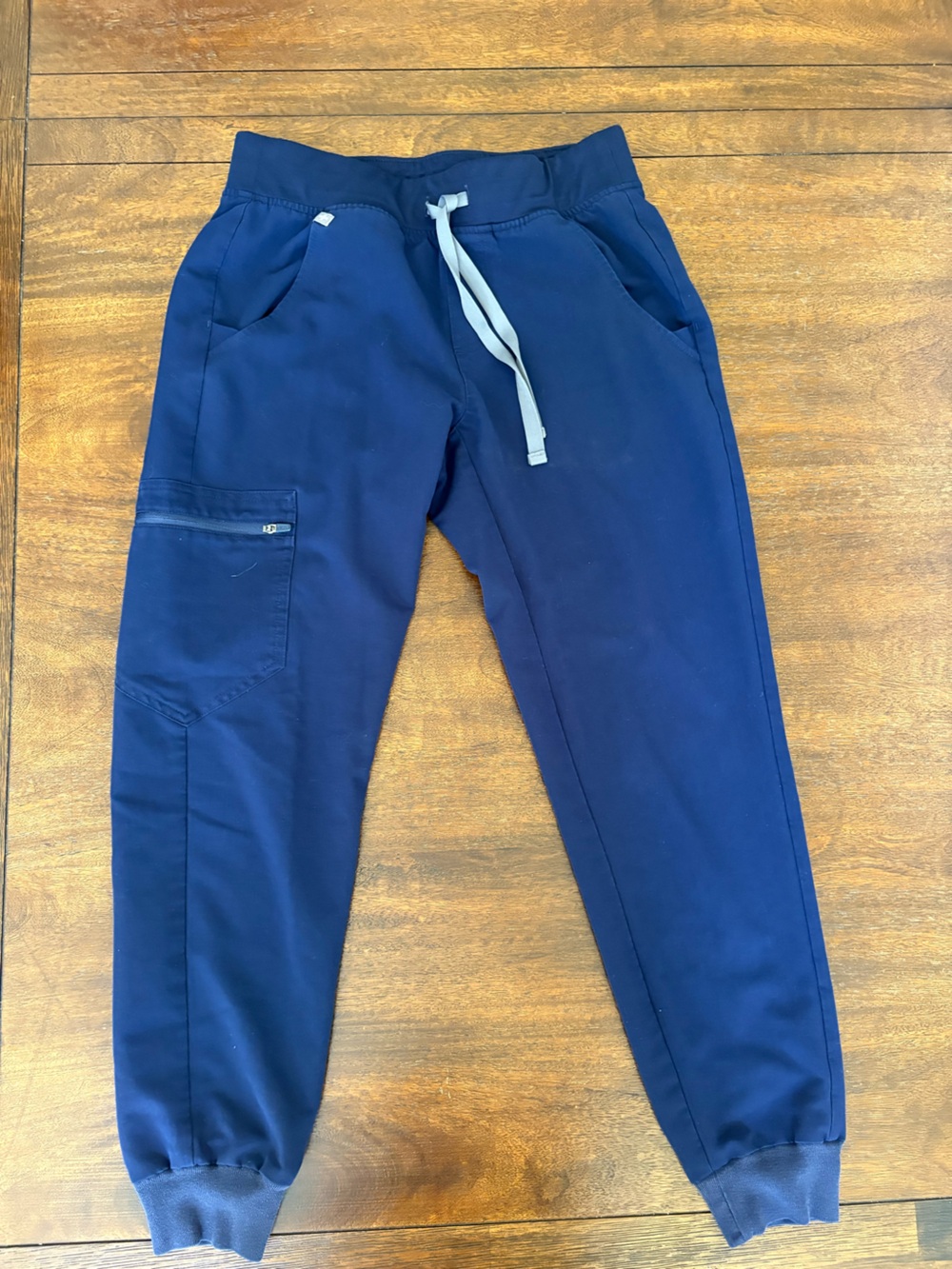 FIGS Technical Collection Zamora Drawstring Jogger Scrub Pants Size XS Blue